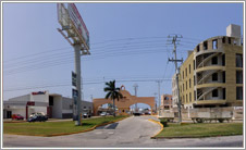 Fotografia Panoramica de la Central de Abastos Cancun