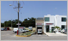 Fotografia Panoramica de la Central de Abastos Cancun